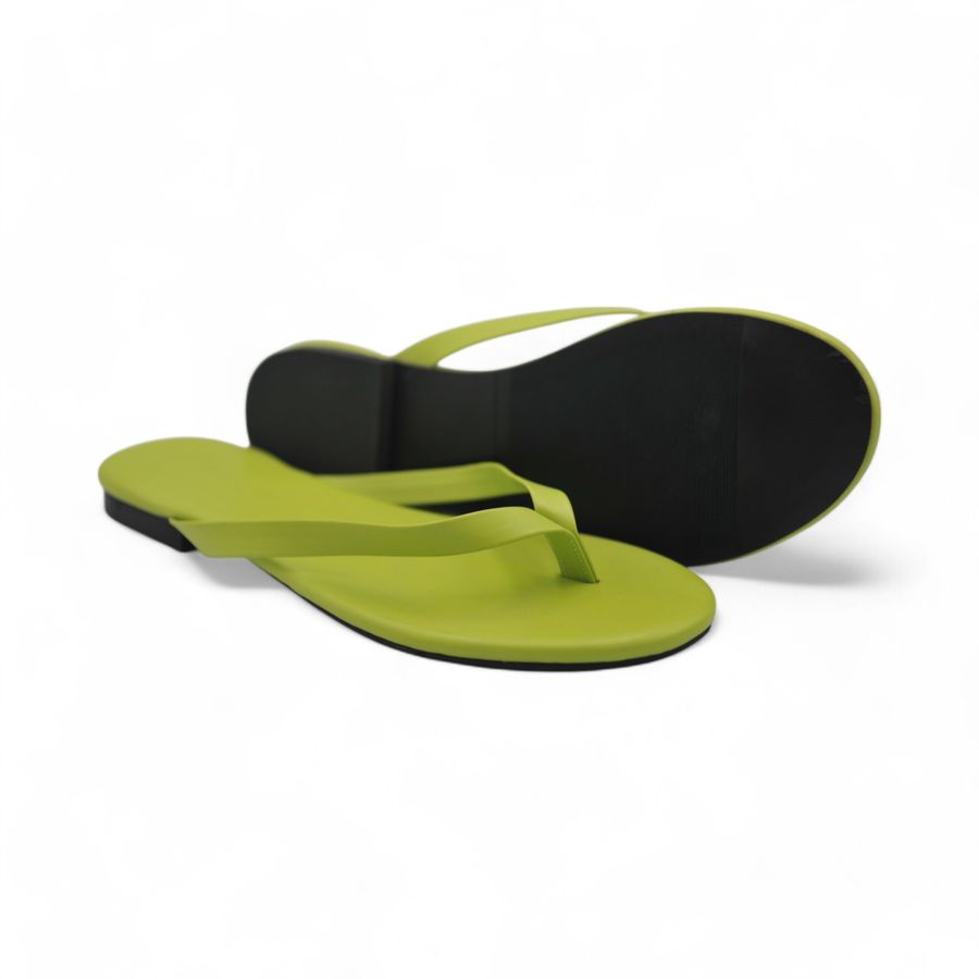 Dép Xỏ Ngón Nữ TGG J3008 Màu Xanh Da Trơn Size 36