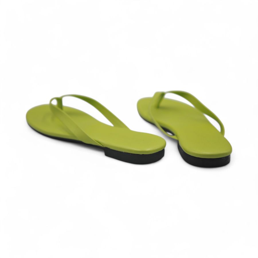 Dép Xỏ Ngón Nữ TGG J3008 Màu Xanh Da Trơn Size 36