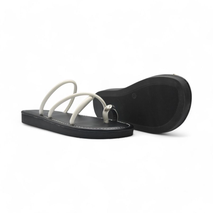 Dép Xỏ Ngón Nữ TGG UN5688-1 Màu Trắng Da Mềm Size 36