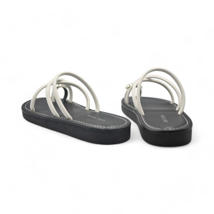 Dép Xỏ Ngón Nữ TGG UN5688-1 Màu Trắng Da Mềm Size 36