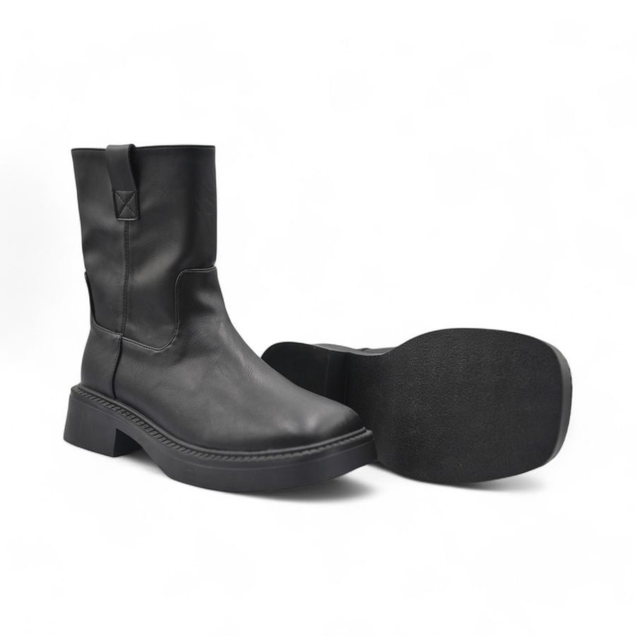 Giày Boots Nữ TGG UN728-1 Màu Đen Da Pu Size 36