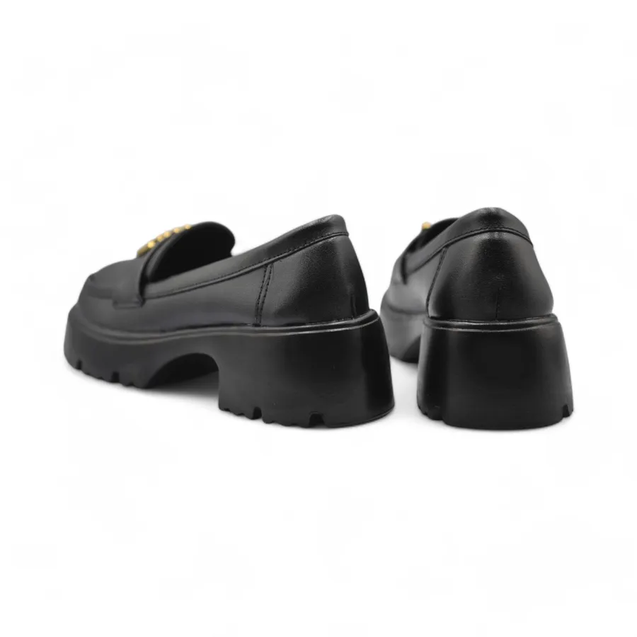 Giày Búp Bê Nữ TGG 112 Da Lì Màu Đen Size 36