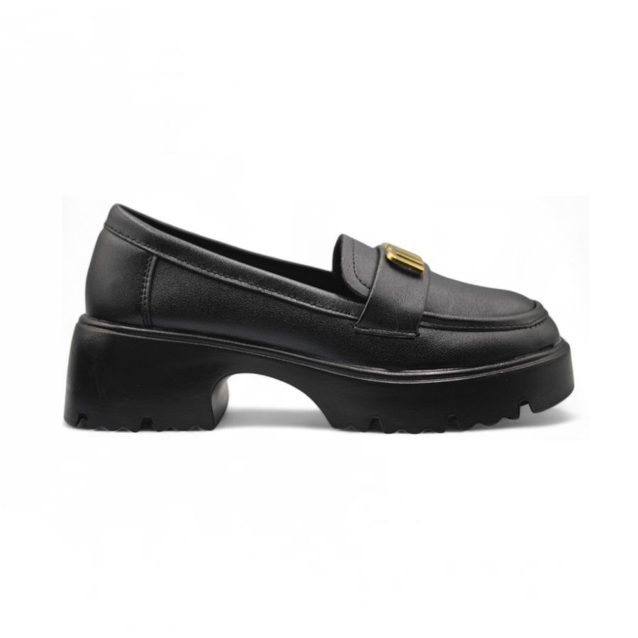Giày Búp Bê Nữ TGG 112 Da Lì Màu Đen Size 39