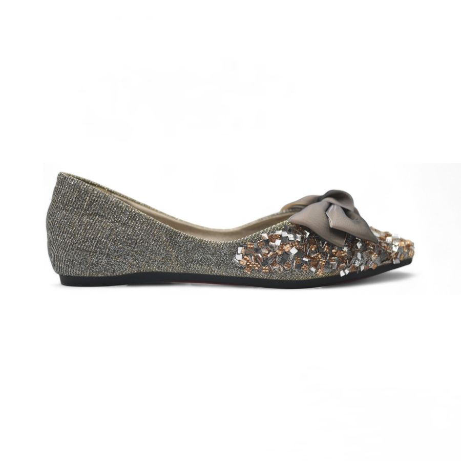 Giày Búp Bê Nữ TGG 658-39 Màu Đen Da Mềm Size 37