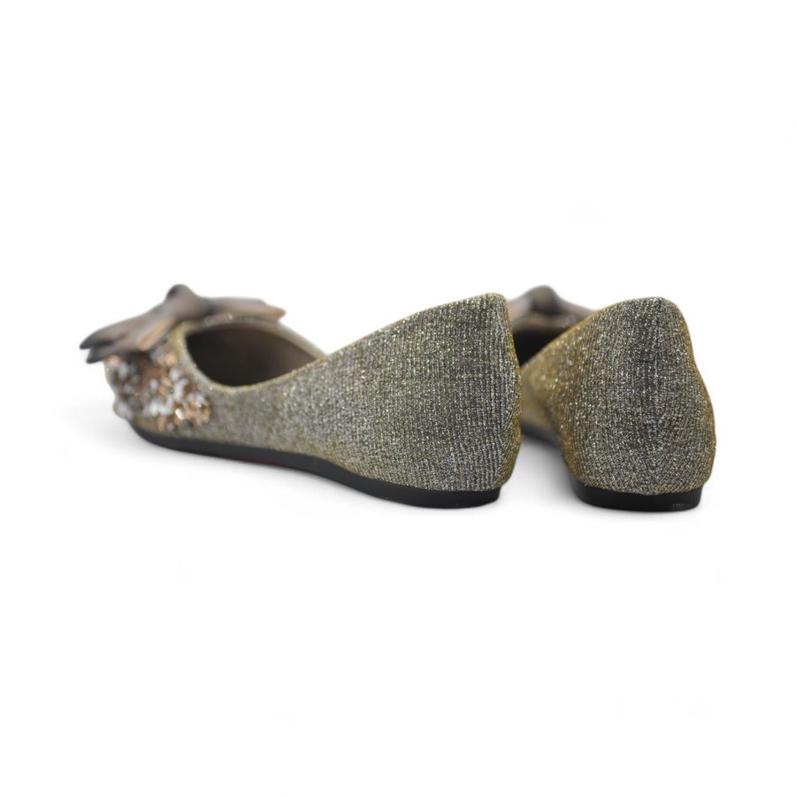 Giày Búp Bê Nữ TGG 658-39 Màu Đen Da Mềm Size 37