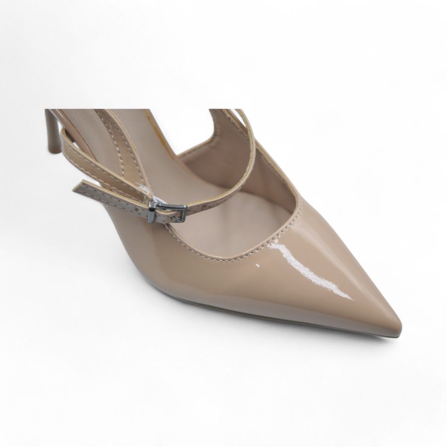 Giày Cao Gót Nữ TGG 5898-8 Màu Nude Da Trơn Size 39