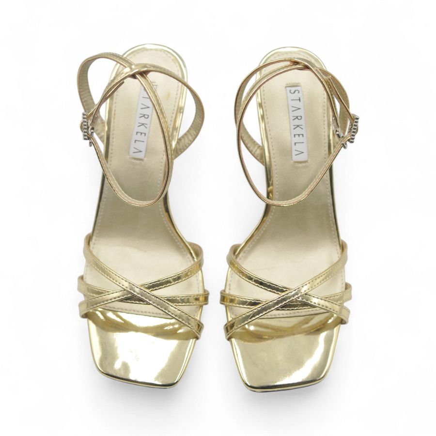 Giày Cao Gót Nữ TGG ST88-166 Màu Vàng Da Mềm Size 35