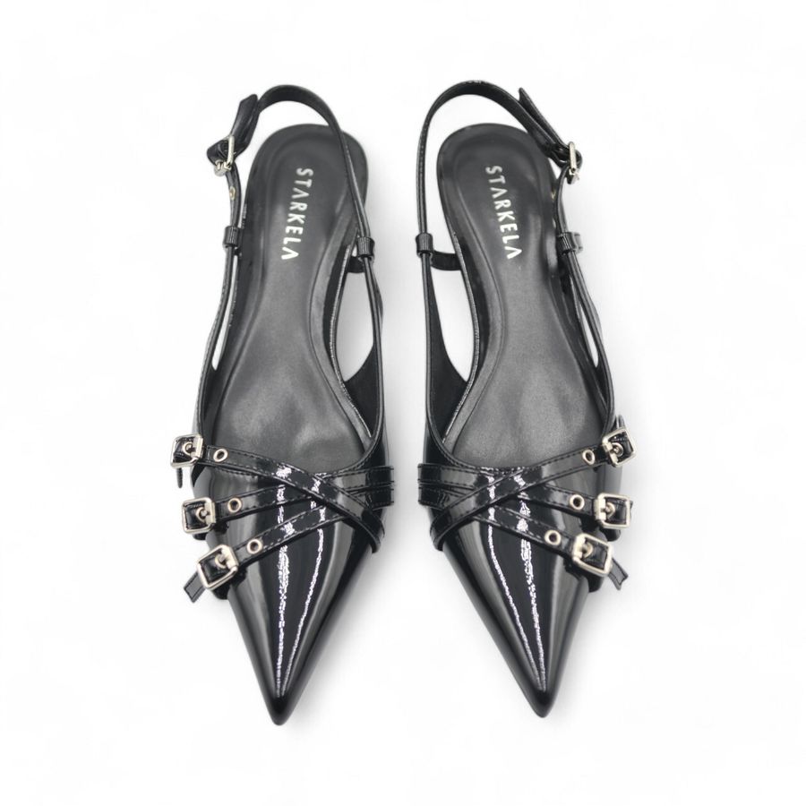 Giày Cao Gót Nữ TGG ST88-26 Màu Đen Da Mềm Size 37