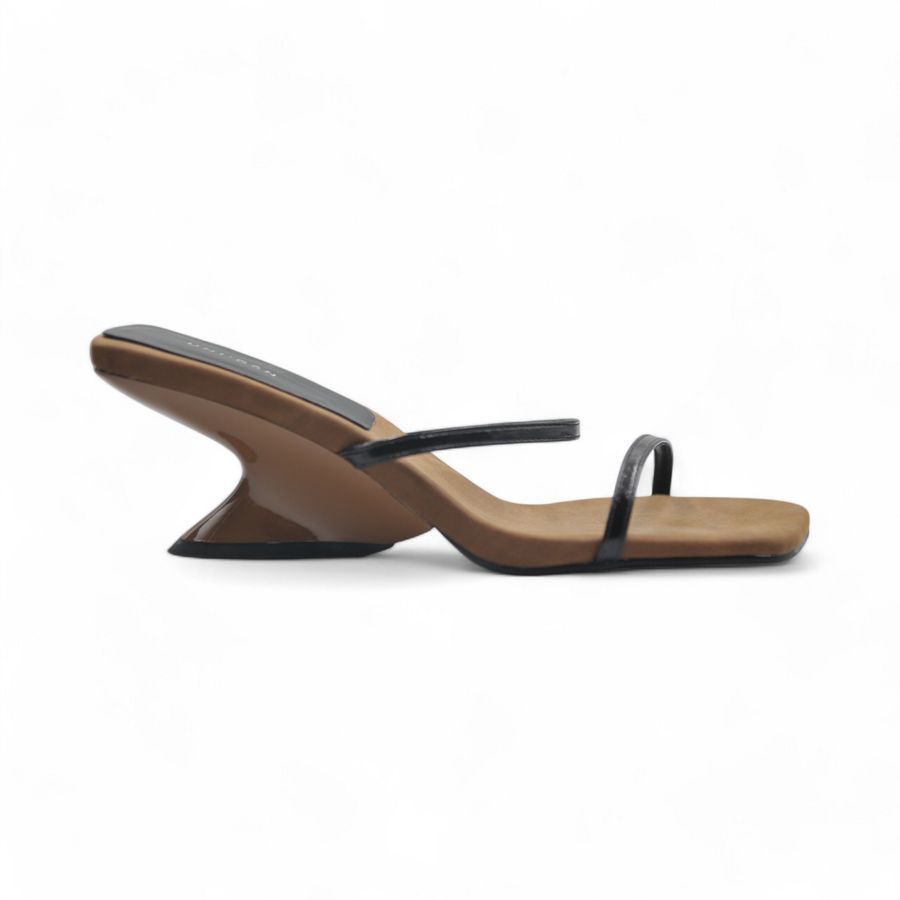 Giày Cao Gót Nữ TGG UN6808-1 Màu Đen Da Mềm Size 39