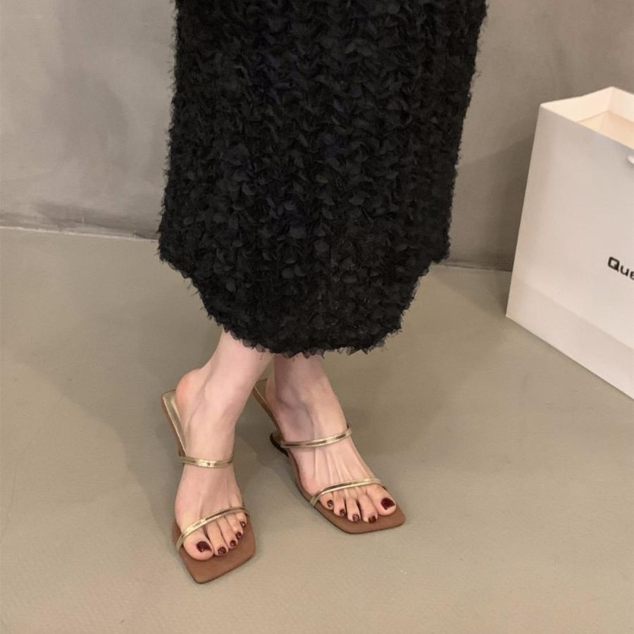 Giày Cao Gót Nữ TGG UN6808-1 Màu Vàng Da Mềm Size 36