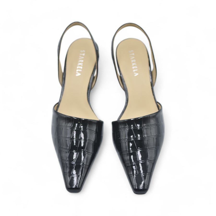 Giày Hở Gót Nữ TGG St1368 Màu Đen Da Mềm Size 39