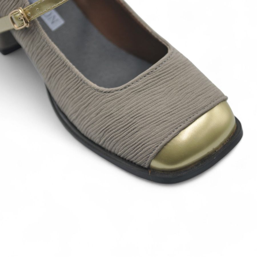 Giày Mary Jane Nữ TGG D1704 Màu Nâu Da Mềm Size 37