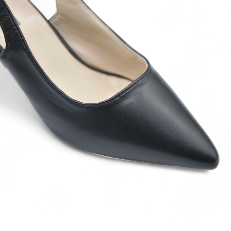 Giày Slingback Nữ TGG D1703 Màu Đen Da Pu Size 36