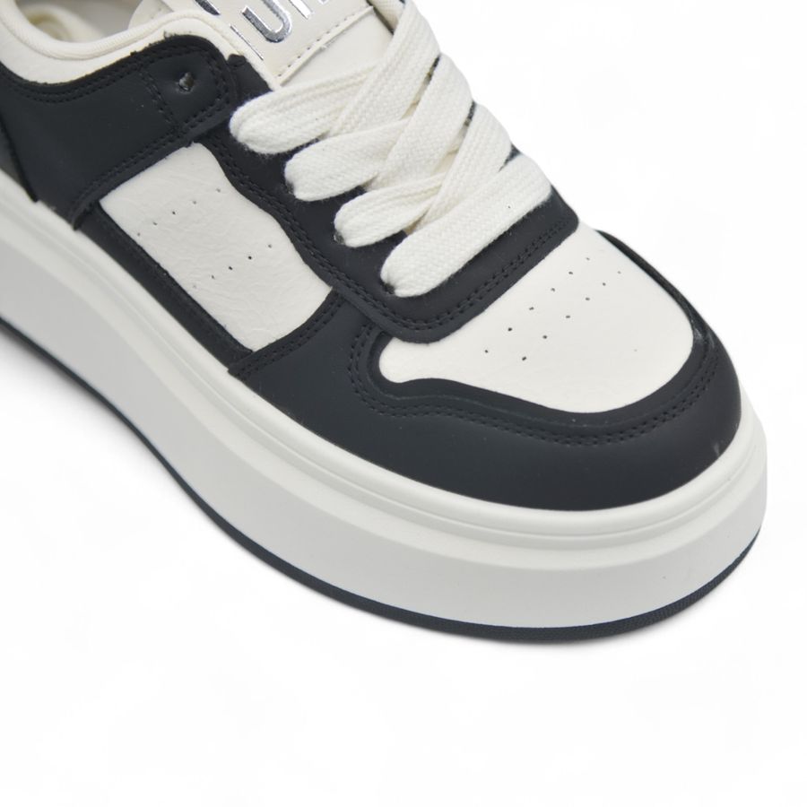 Giày Thể Thao Nữ TGG 8701 Màu Đen Phối Trắng Size 40