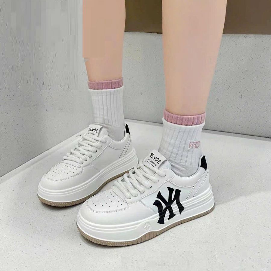 Giày Thể Thao Nữ TGG 9618 Màu Trắng Đế Nâu Size 38