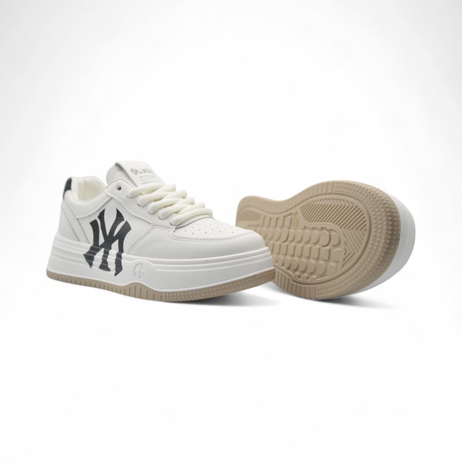 Giày Thể Thao Nữ TGG 9618 Màu Trắng Đế Nâu Size 39