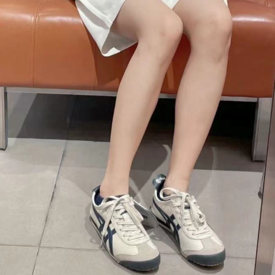 Giày Thể Thao Nữ TGG Arthur DL408-1659 Màu Trắng Gạo Da Mềm Size 37