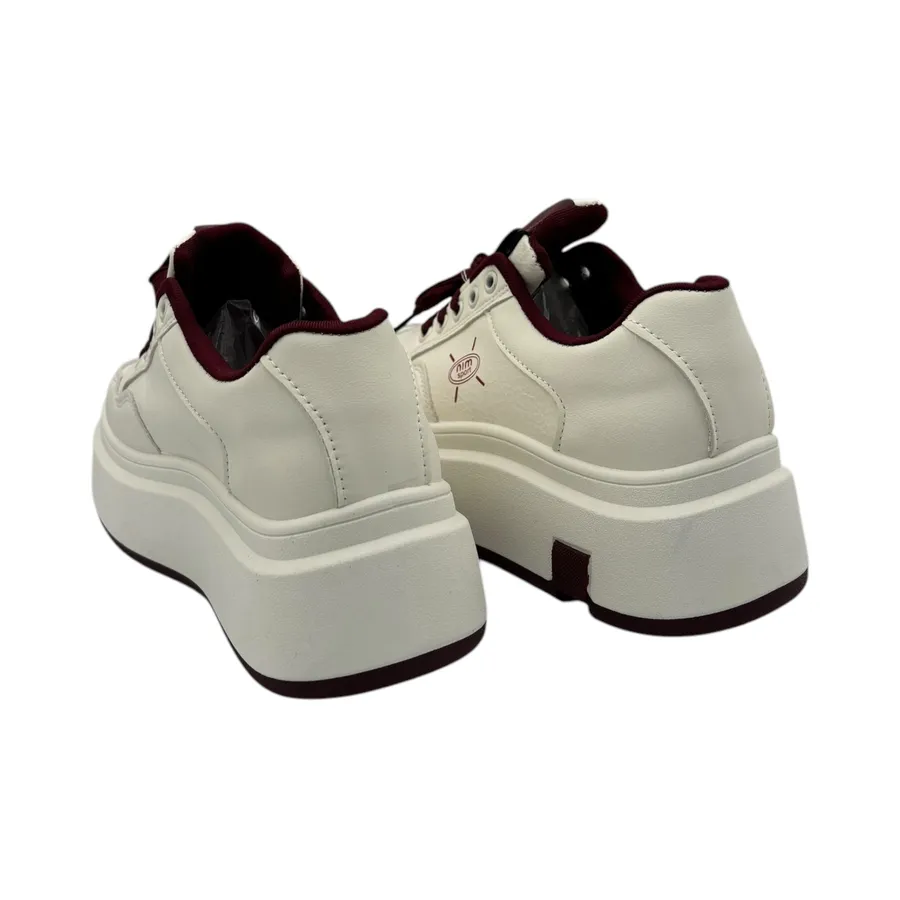 Giày Thể Thao Nữ TGG A-888 Màu Trắng Phối Đỏ Size 38