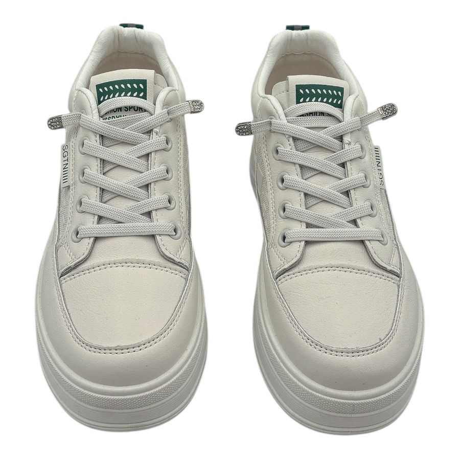 Giày Thể Thao Nữ TGG 8805 Trắng Phối Xanh Size 37