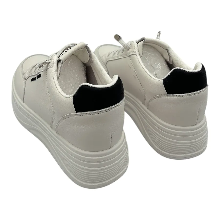 Giày Thể Thao Nữ TGG 8806 Trắng Phối Đen Size 39