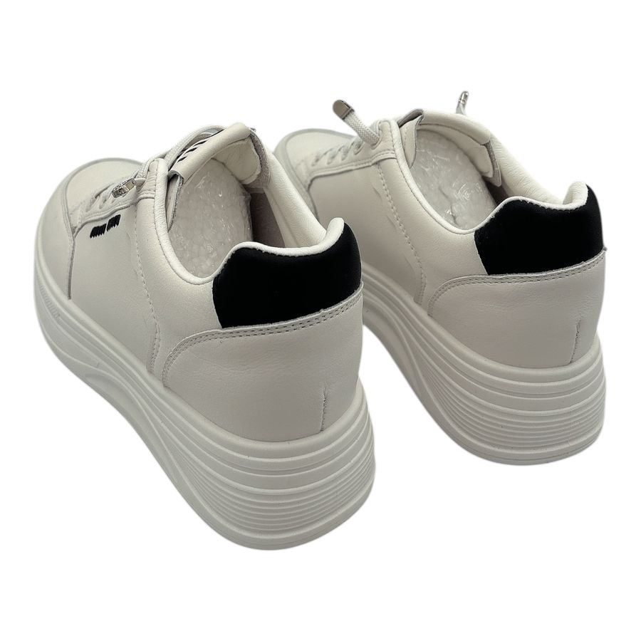 Giày Thể Thao Nữ TGG 8806 Trắng Phối Đen Size 37