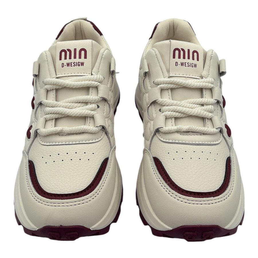 Giày Thể Thao Nữ TGG 8811 Màu Trắng Phối Đỏ Size 36
