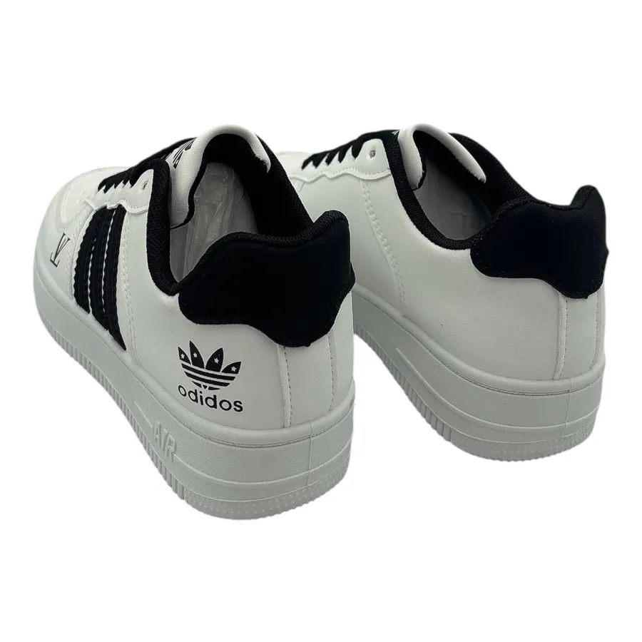 Giày Thể Thao Nữ TGG AJ389 Trắng Phối Dây Đen Size 39