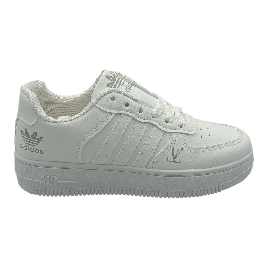 Giày Thể Thao Nữ TGG AJ389 Trắng Phối Dây Trắng Size 37