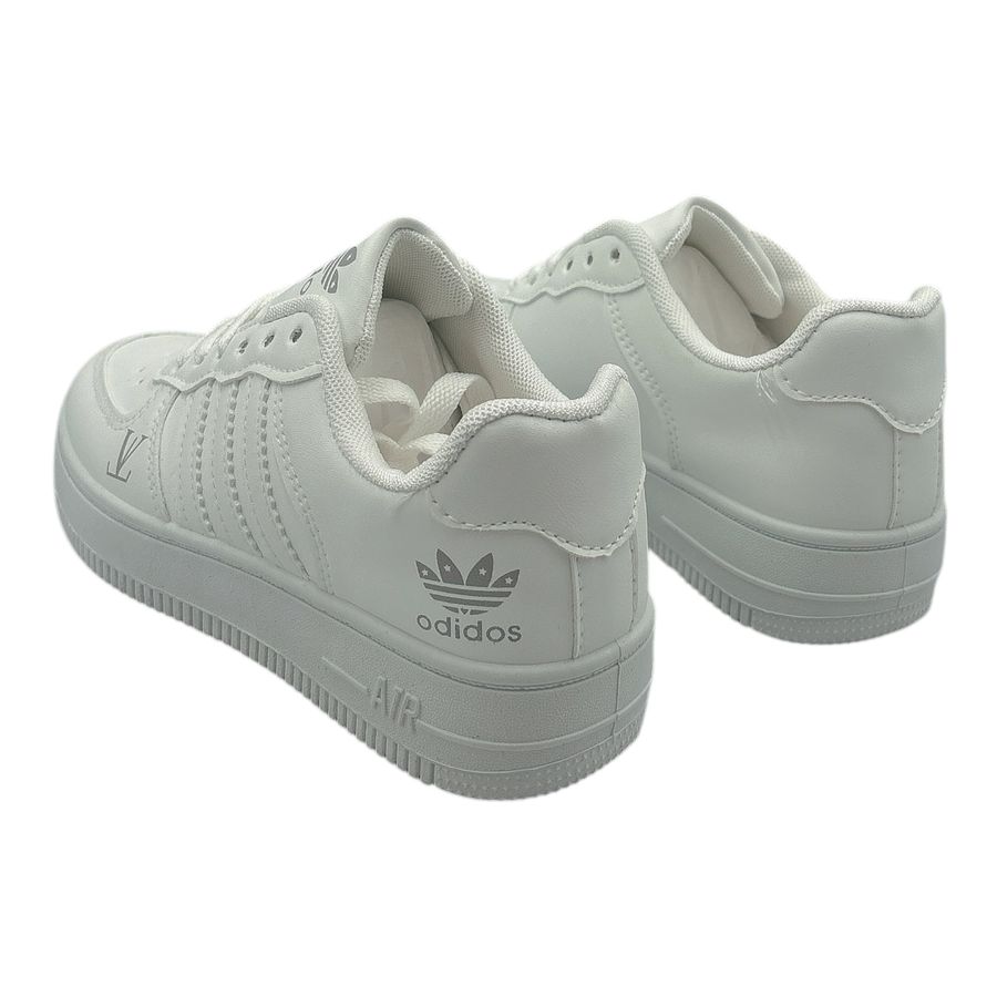 Giày Thể Thao Nữ TGG AJ389 Trắng Phối Dây Trắng Size 37