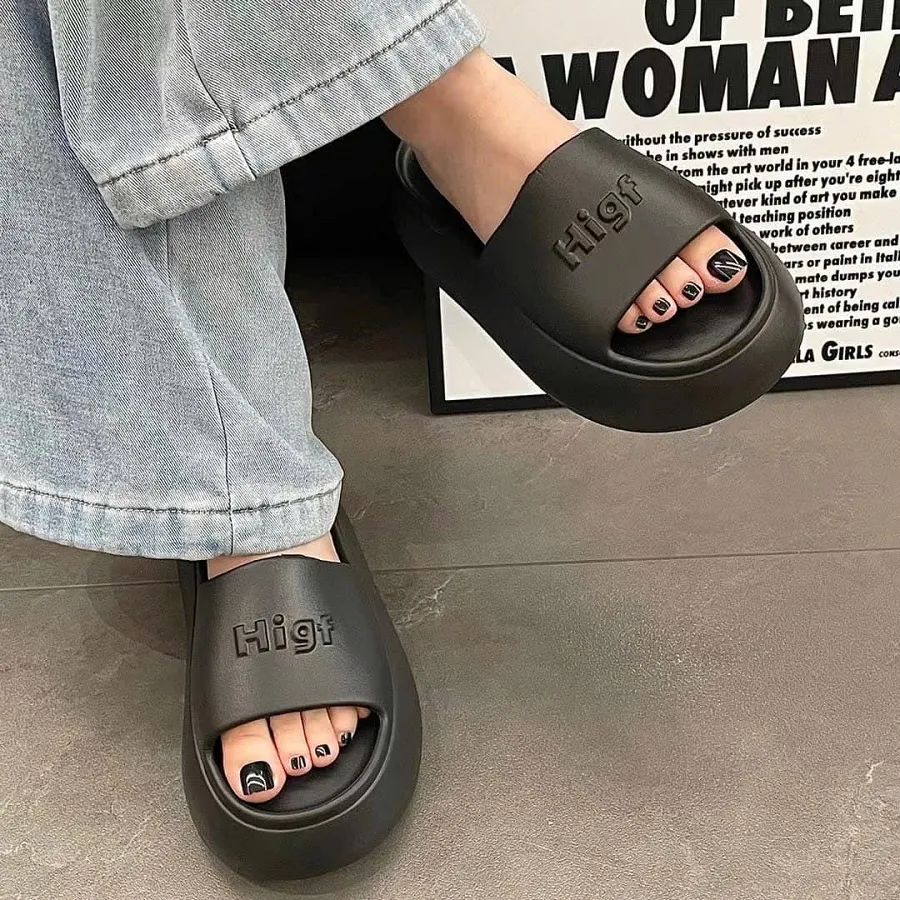 Dép quai ngang nữ TGG 2003 Higf màu đỏ size 35-36